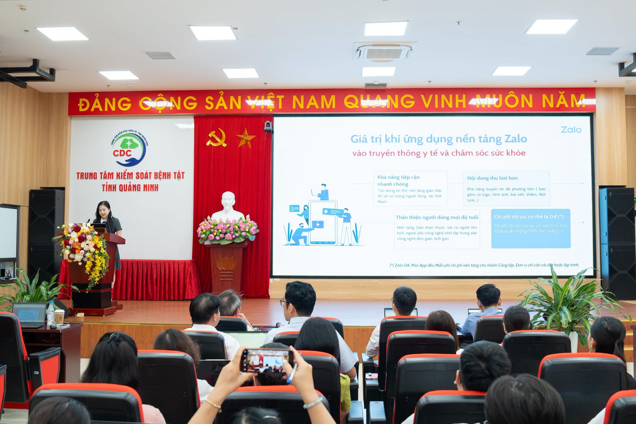 Sở Y tế Quảng Ninh tập huấn vận hành Zalo OA, đẩy mạnh truyền thông y tế số